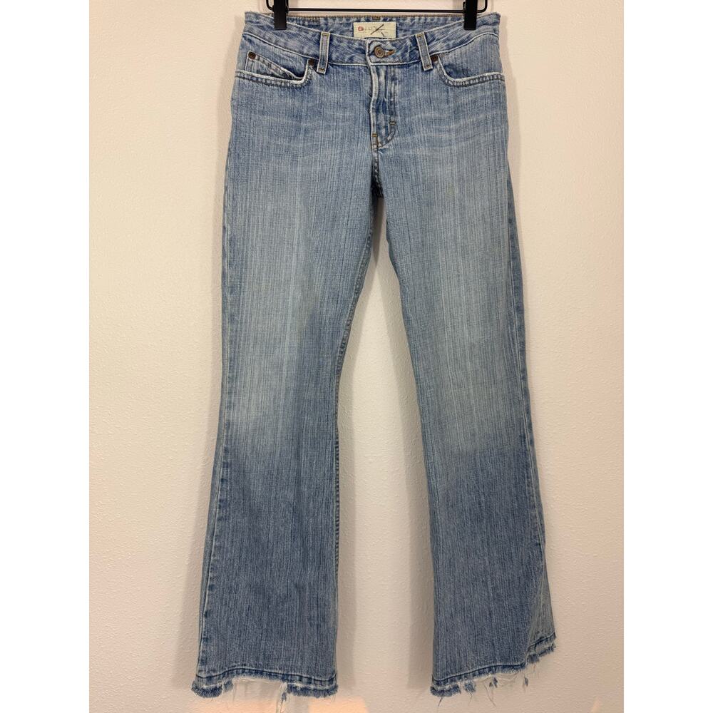 Vintage Buckle Liberty Regular Flare Jeans Women’s 28x31.5 Light Wash Y2K Denim